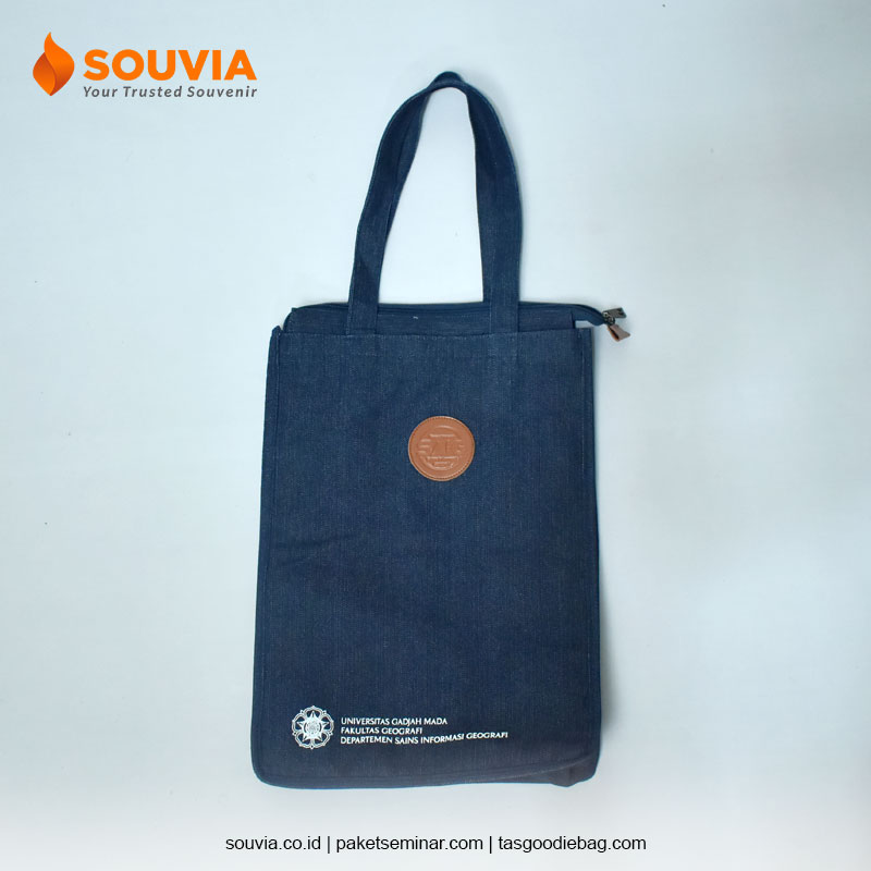 goodie bag kecil yang praktis denim