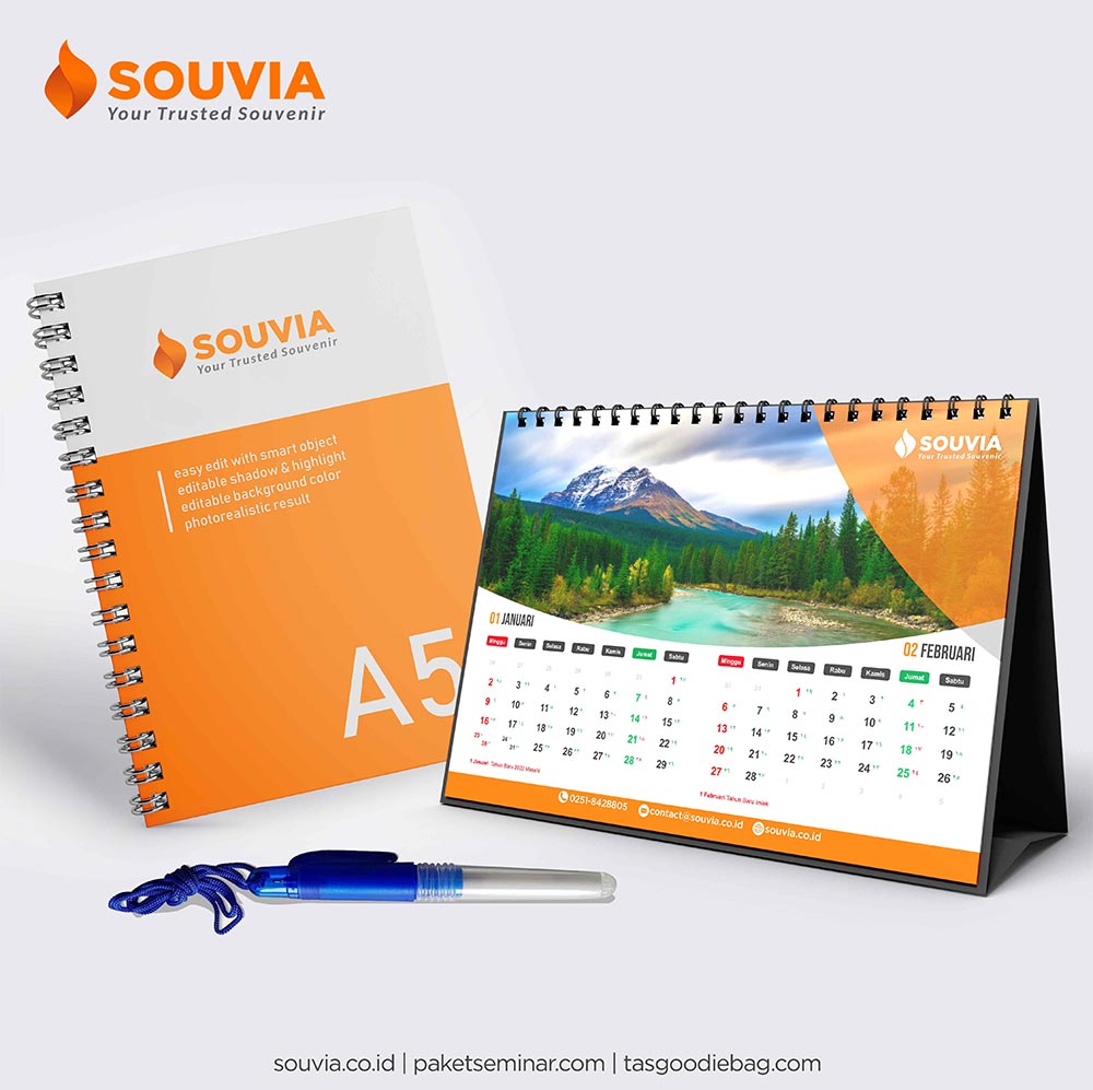 paket kalender custom souvia