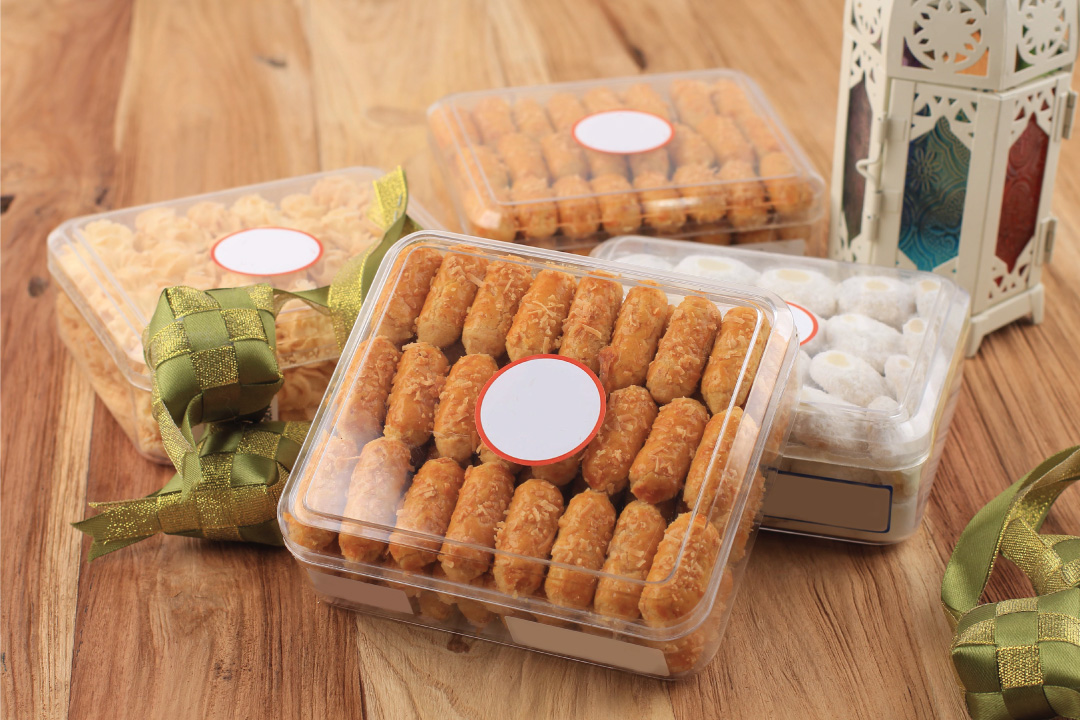 contoh parcel lebaran kue kering