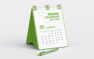 Ukuran Custom Kalender Meja yang Ideal