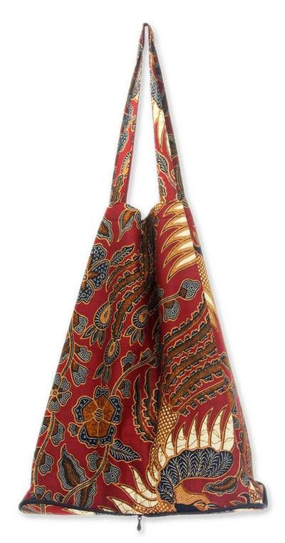 inspirasi desain tote bag full batik 