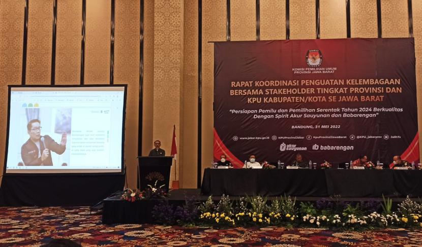 Rapat koordinasi KPU dan stakeholder untuk pemilu 2024