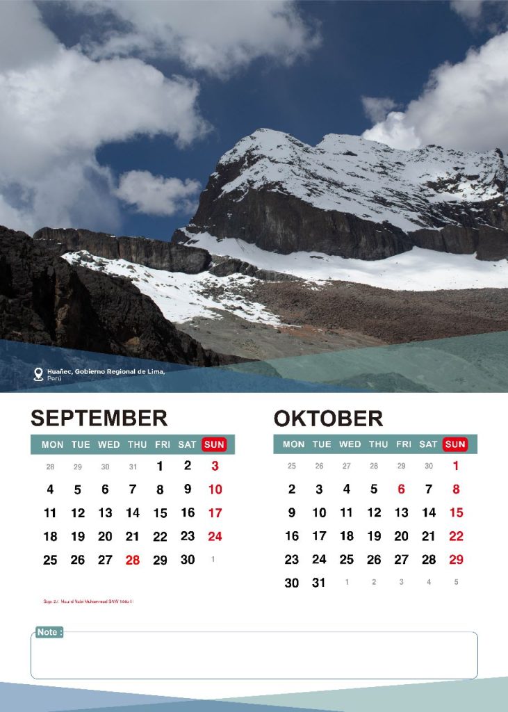 Kalender 2023 lengkap bulan September dan Oktober