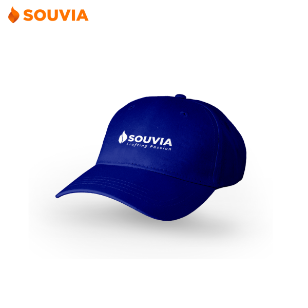 topi polo dengan branding logo perusahaan untuk souvenir kantor