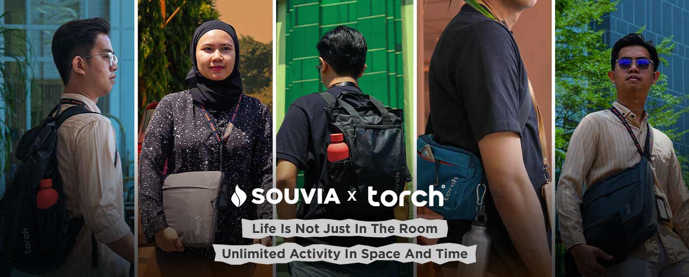 banner kerjasama SOUVIA dan Torch