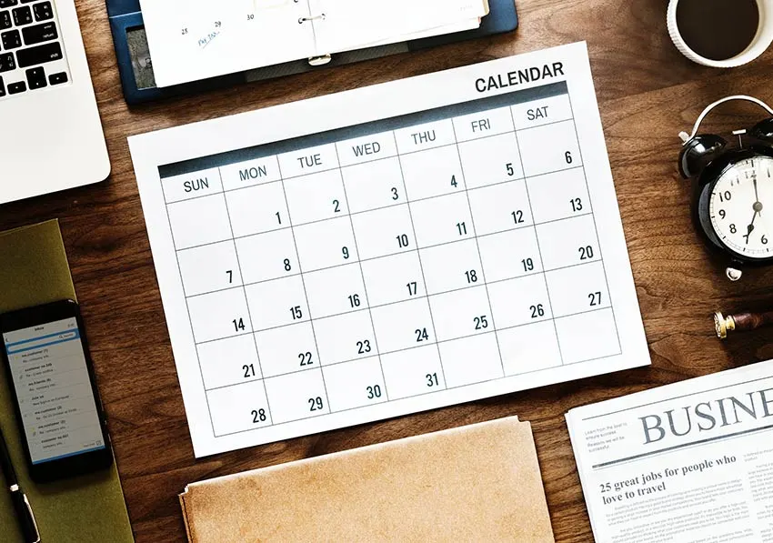 bentuk kalender