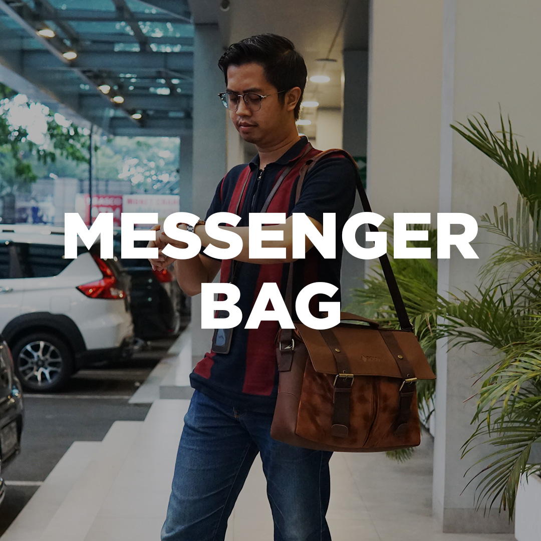 Messenger bag sebagai souvenir kantor untuk kebutuhan corporate.