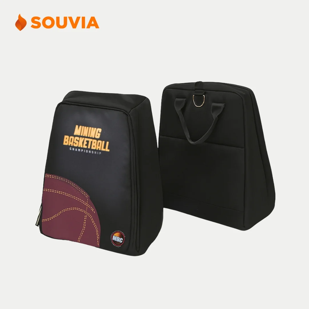 portofolio souvenir acara kantor IFG bernuansa merah dan dilengkapi gift box